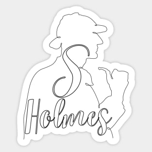 Sherlock - The fictional London detective Sticker